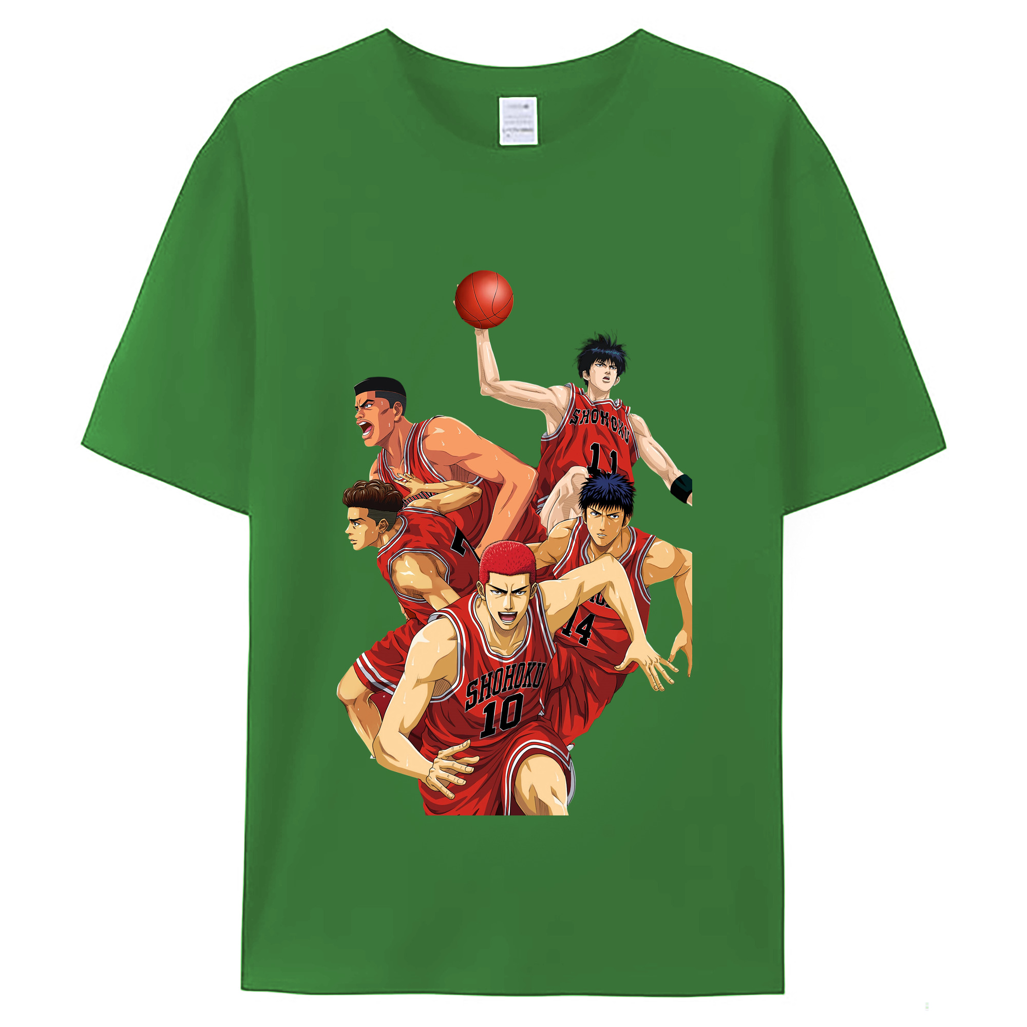 （画像用） SLAM DUNK／スラムダンク レディースカジュアルプリントTシャツ（綿100％）